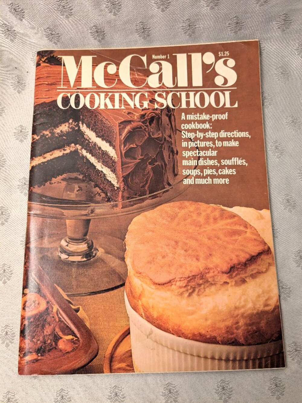Vintage McCall's 1973 Cooking School Cookbook